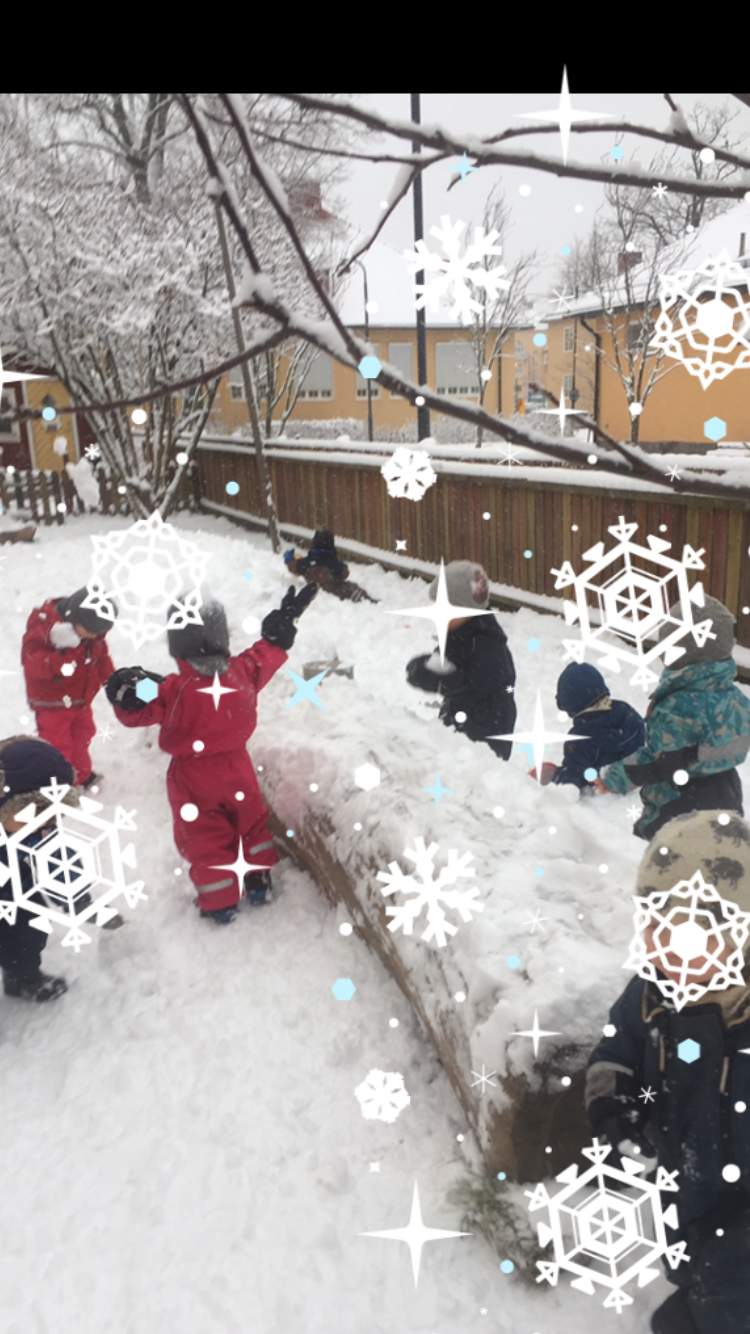 Ny termin, glada över snöflingorna som dalar ner och årets första föräldramöte!